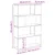 Set TV komoda Zidne Crna 80 x 24 x 125 cm Konstruirano drvo