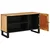 TV ormar s pohranom Smeđa 80 x 33 x 46 cm Čvrsto drvo manga