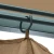 Sjenica sa zastorom 300 x 300 cm smeđe-siva aluminijska