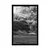 Plakat veličastna gorska pokrajina v črnobeli varianti - 30x45 silver