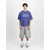 ALPHA INDUSTRIES Majica Studio Edition Vibe temno liila/bela