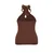 Trendyol Curve Ženska bluza Tbbss25Af00009, Braon