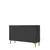 HANAH HOME Komoda Salkim 120 Anthracite Gold