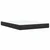 vidaXL Postelja boxspring z vzmetnico Črna 140 x 190 cm Žamet
