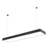 Desheng Viseća lampa LED, 120×7 cm, 32 W, Crna