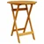Vidaxl Zložljiv bistro set 3 szt. Rjava Masiven les akacije