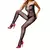 Čipkani Bodystocking – mrežasti kombinezon