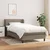 Vidaxl Box spring postelja z vzmetnico taupe 100x200 cm blago