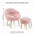 ATELIER DEL SOFA Fotelja i tabure Lida Pink