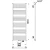 Kopalniški radiator GRUNT 500x1610 mm, sredinski priključek, bel - Bela - 500x1610 mm - Bruckner - GRUNT - 24 - Jeklo - Oblika H - Oblika H - 500 - 1610 - 7.6 - 14