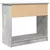konzolni stol s ladicama beton sivi 85,5x38,5x74,5 cm