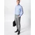 OLYMP Poslovna srajca Level 5 Uni Twill, modra