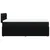 vidaXL vidaXL Box spring postelja z vzmetnico črna 80x200 cm blago, (21305918)