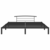 Okvir za krevet crni metalni 180 x 200 cm