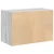 Ormarić s 2 ladice boja hrast 60x31x40 cm konstruirano drvo