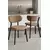 HANAH HOME Set stolica (4 dela) Toldy Cappuccino Brown