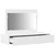 Vidaxl Toaletna mizica Bela 100 x 40 x 70 cm Konstruiran les