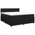 Vidaxl Box spring postelja z vzmetnico črna 200x200 cm žamet