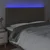 Vidaxl LED posteljno vzglavje roza 200x5x118/128 cm blago