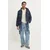 Jakna Guess Jeans moška, mornarsko modra barva, M4BL20 WGII2