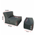 ATELIER DEL SOFA Lazy bag set XXL Sedir Grey