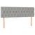 Vidaxl Box spring postelja z vzmetnico svetlo siva 140x200 cm blago