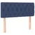 Box spring postelja z vzmetnico LED modra 100x200 cm blago