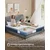 Songmics Vzmetnica 90x200x25 cm modra