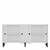 Hanah Home komoda Sherifa 150, 150 cm, bela