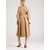 Weekend Max Mara Srajčna obleka Padana 2615221062 Rjava Regular Fit