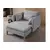 Atelier del Sofa Fotelja Flexy, 105 x 75 x 150 cm, Siva