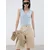 MANGO Top VION  opal / svetlo modra