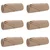 Pokrivači za bacanje 6 pcs Kamel 210 x 140 cm Runo