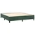 Vidaxl Box spring postelja z vzmetnico temno zelena 180x200 cm žamet