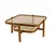 Hanah Home klub sto Olimpus 90, 90 cm, orah / beli mermer
