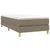 Vidaxl Box spring postelja z vzmetnico taupe 90x190 cm blago