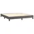 Vidaxl Box spring postelja z vzmetnico siva 160x200 cm umetno usnje