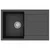 Umivaonik Crna 780 x 500 mm 80% kvarc i 20% smola