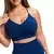 GymBeam Sportski grudnjak Sculpt Seamless Navy