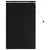 Venecijanska roleta Crna 80 x 130 cm 35 mm