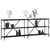 Konzolna stolica Crni hrast 200 x 30 x 75 cm Konstruirano drvo