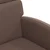 Vidaxl Jedilni stoli s kolesi 2 szt. Rjava 58 x 65 x 98 cm Umetna koža