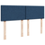 vidaXL vidaXL Box spring postelja z vzmetnico modra 160x200 cm blago, (21308378)