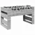 Fuzbal Stol Sivi Sonoma 146,5 x 74 x 85 cm Konstruirano drvo