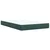 VIDAXL Box spring postelja z vzmetnico temno zelena 120x200 cm žamet