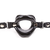 Latetobed Gag Ball Mouth Shaped Black