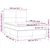 Vidaxl Box spring postelja z vzmetnico LED temno rjava 140x190cm blago