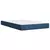 vidaXL vidaXL Box spring postelja z vzmetnico modra 120x190 cm blago, (21307683)