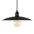 Opviq luster Hasir-20033, 1 × E27, crni