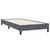 vidaXL Box Spring postelja z vzmetnico Temno siva 80x220 cm Velvet